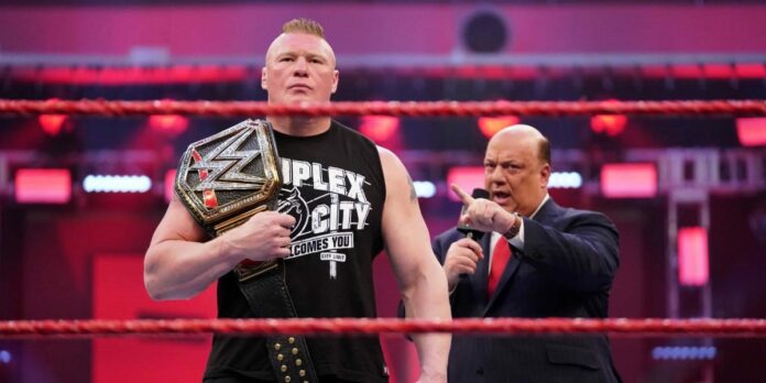 Brock Lesnar will face Drew McIntyre at WrestleMania