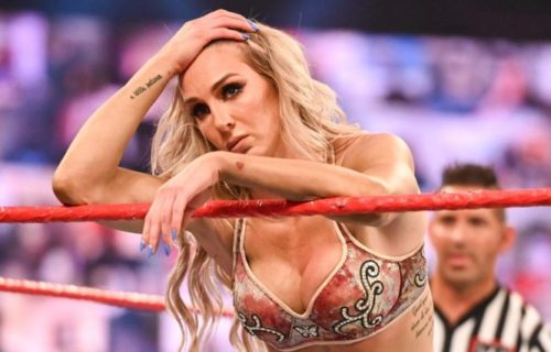 Charlotte Flair Photographed 'Changing' Backstage
